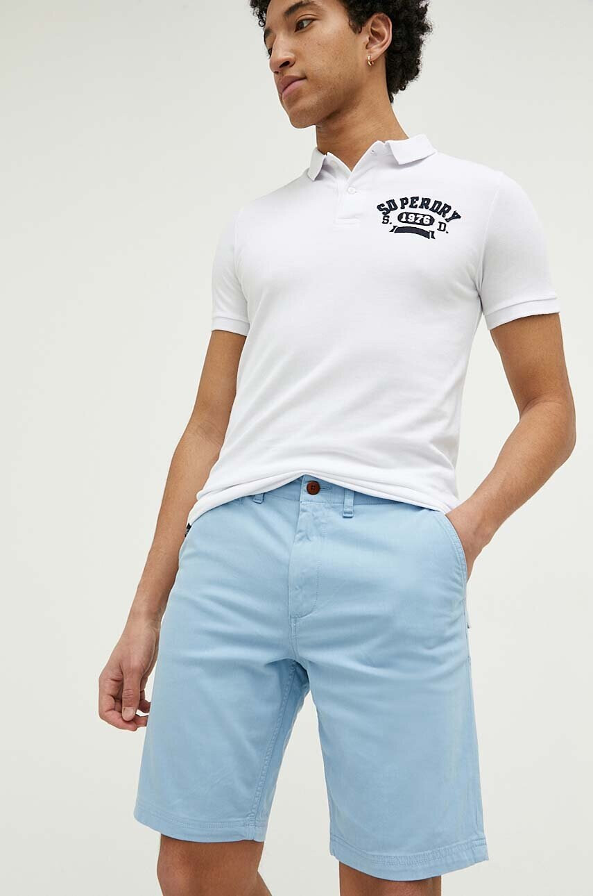 Superdry Къс панталон в синьо - Pepit.bg