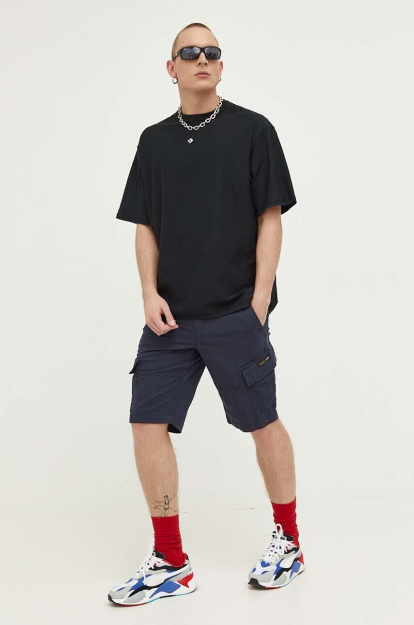 Superdry Къс панталон в тъмносиньо - Pepit.bg