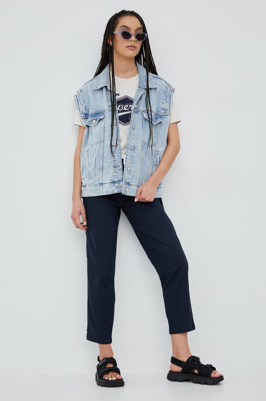 Superdry Ленен панталон - Pepit.bg