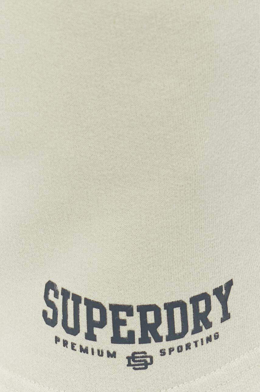 Superdry Памучен къс панталон в зелено - Pepit.bg