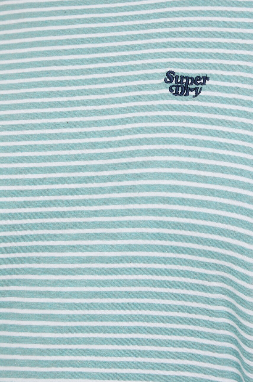 Superdry Памучен топ в зелено - Pepit.bg