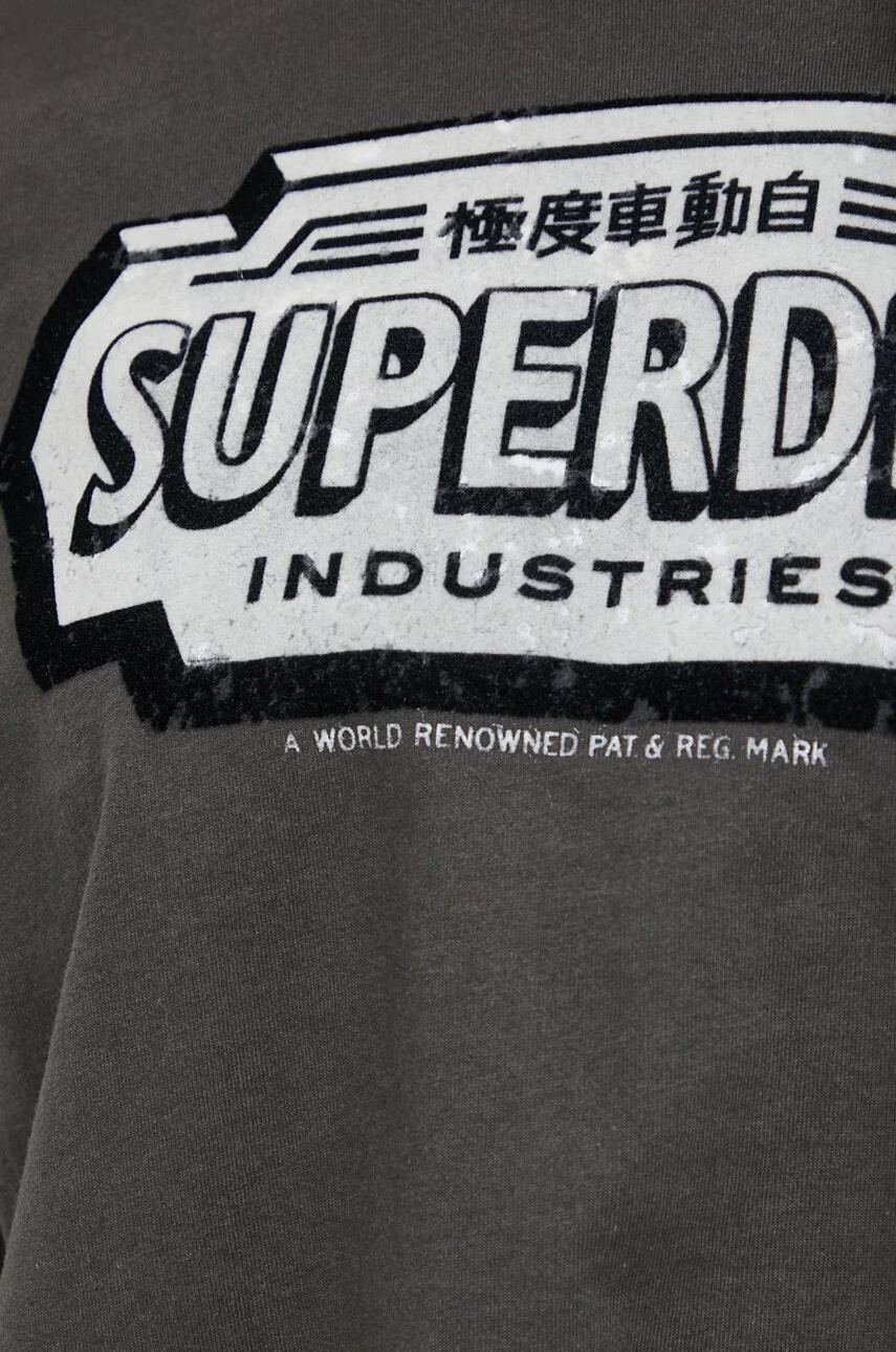 Superdry Памучна блуза с дълги ръкави - Pepit.bg