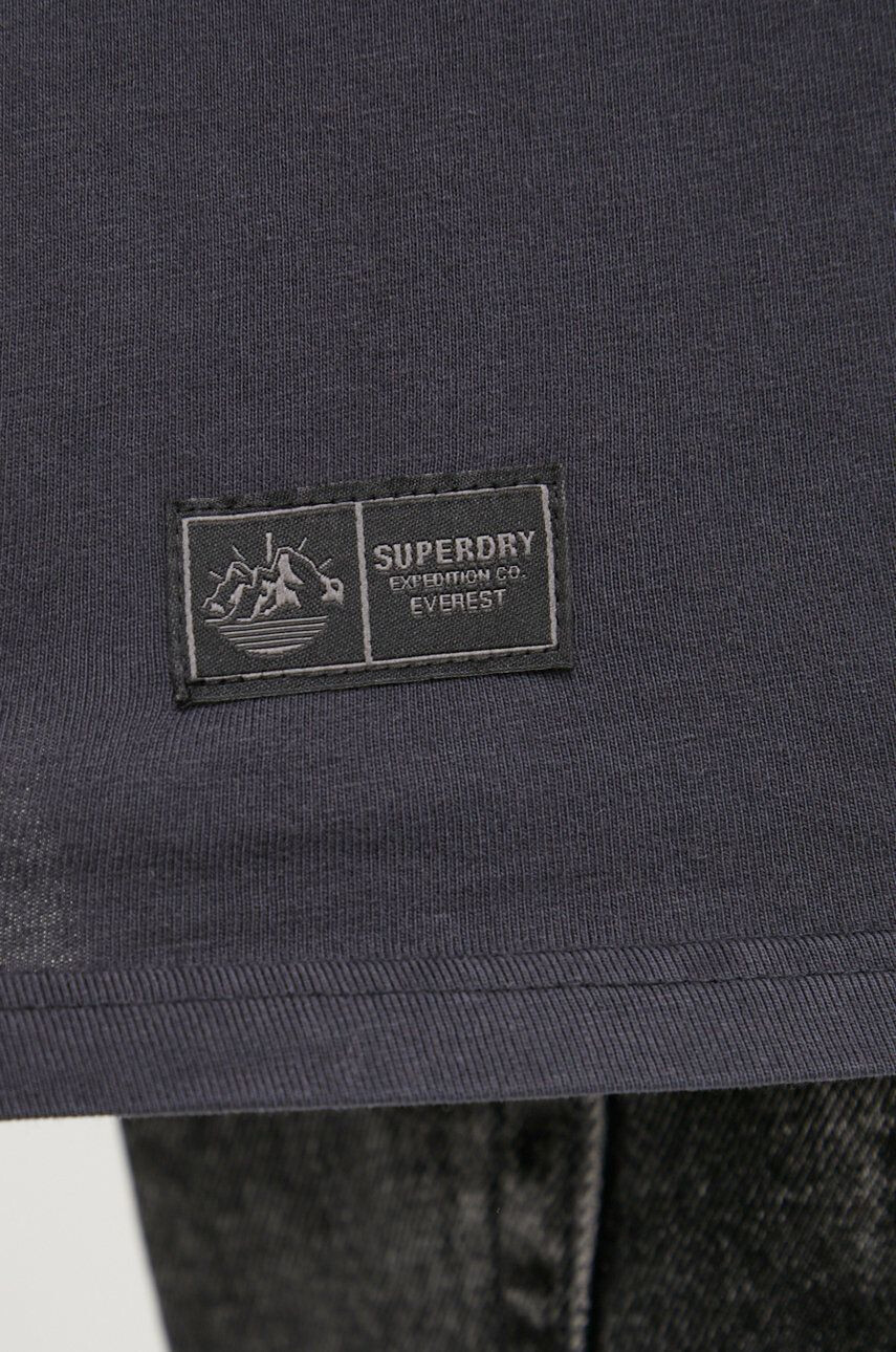 Superdry Памучна блуза с дълги ръкави - Pepit.bg