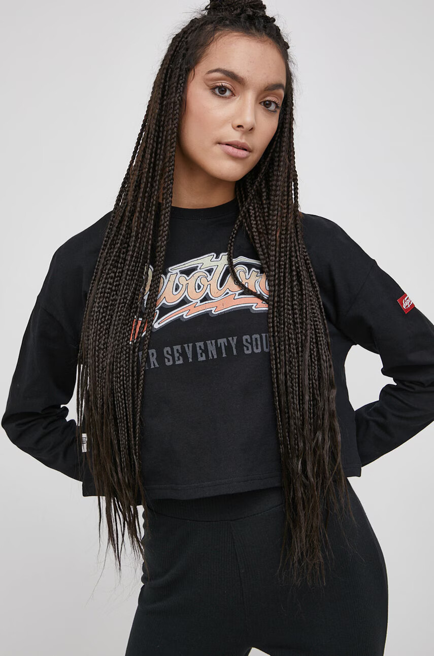 Superdry Памучна блуза с дълги ръкави - Pepit.bg