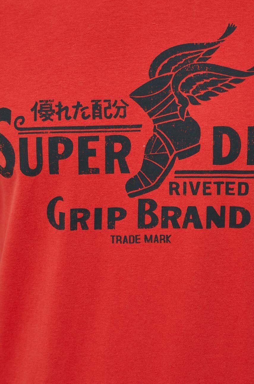 Superdry Памучна блуза с дълги ръкави - Pepit.bg