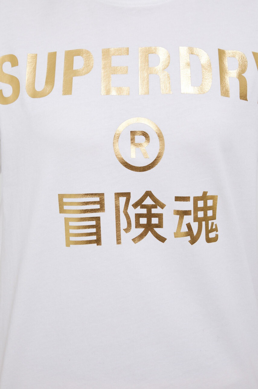 Superdry Памучна тениска - Pepit.bg