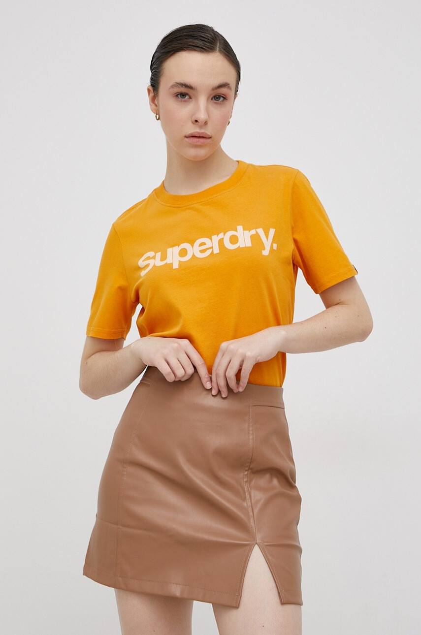 Superdry Памучна тениска - Pepit.bg