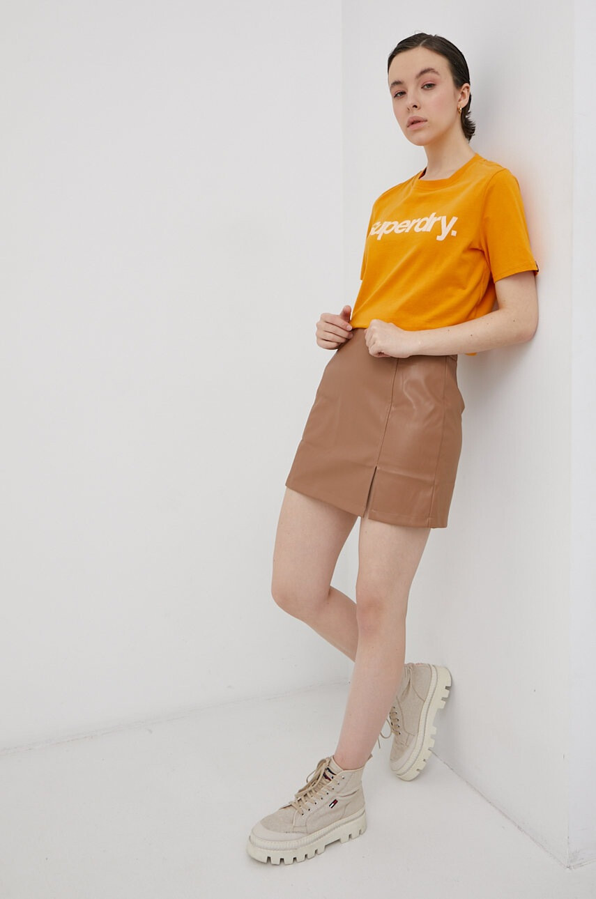 Superdry Памучна тениска - Pepit.bg