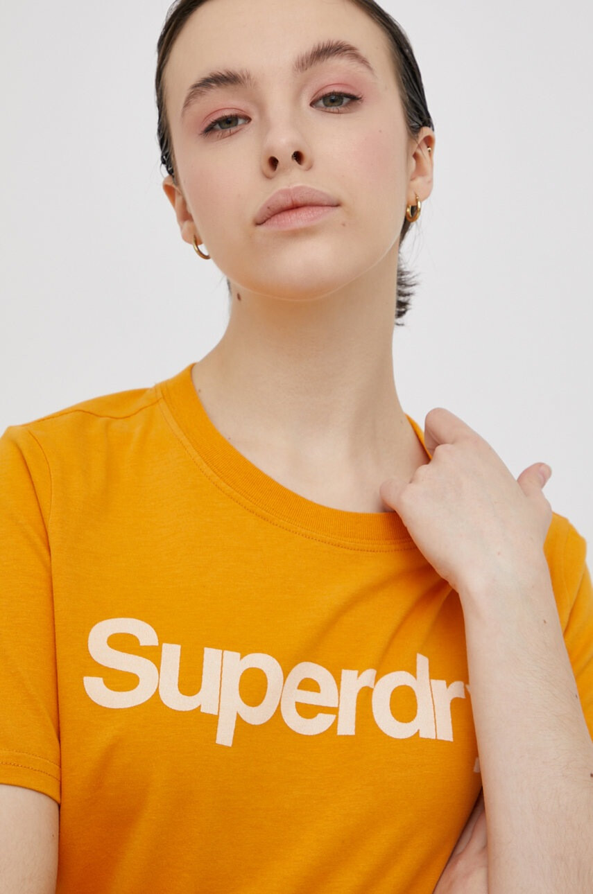 Superdry Памучна тениска - Pepit.bg
