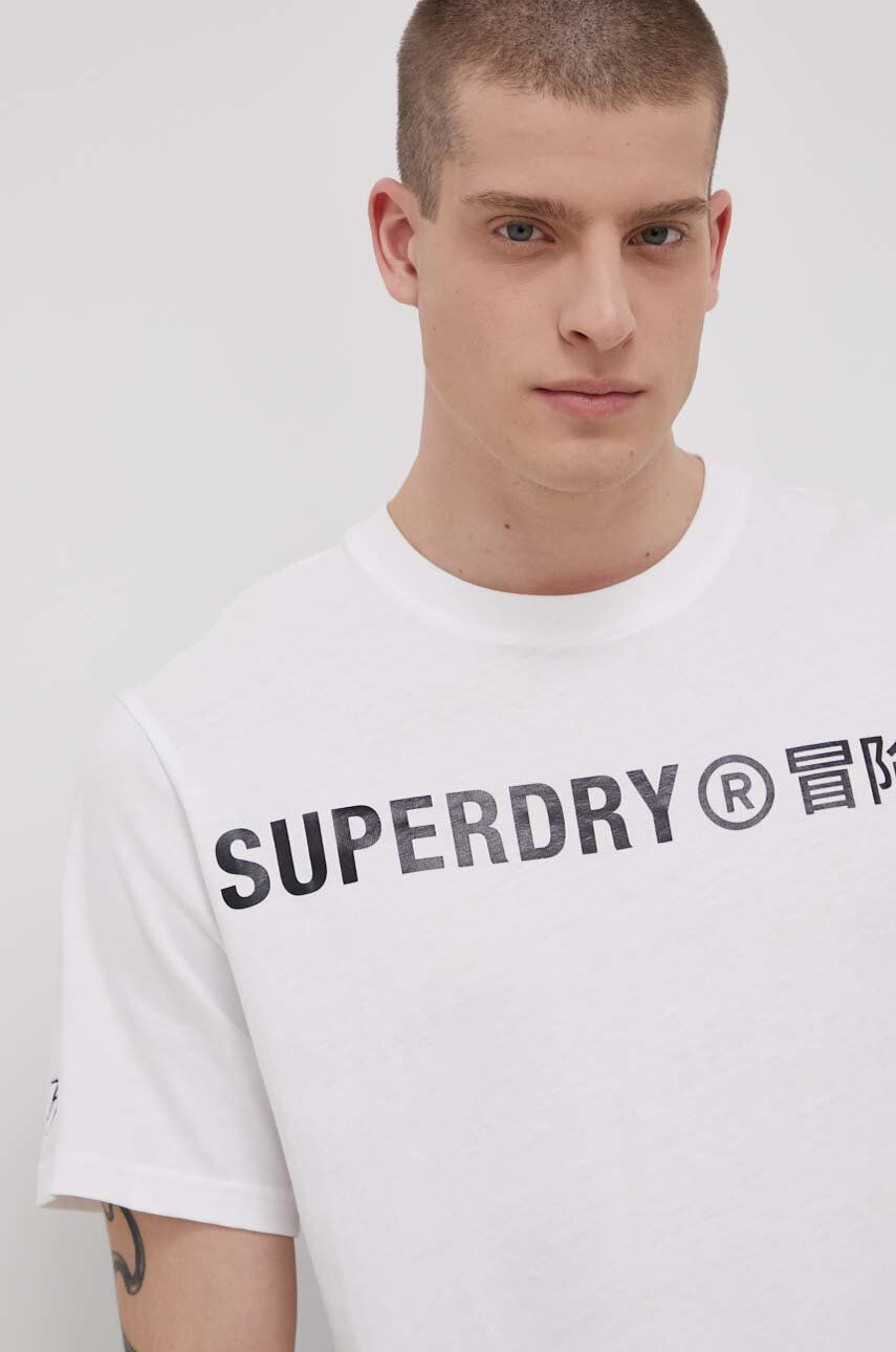 Superdry Памучна тениска - Pepit.bg