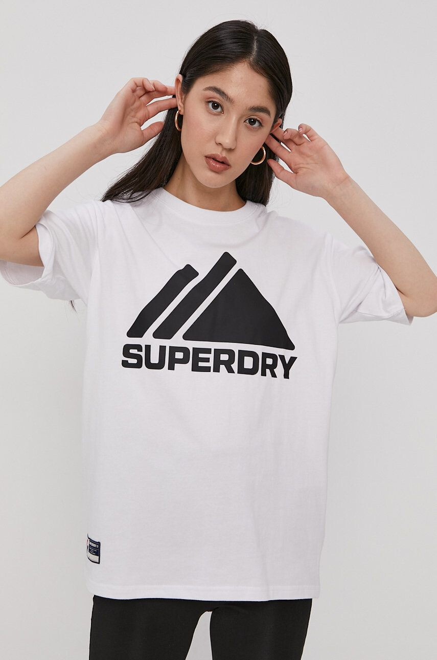 Superdry Памучна тениска - Pepit.bg