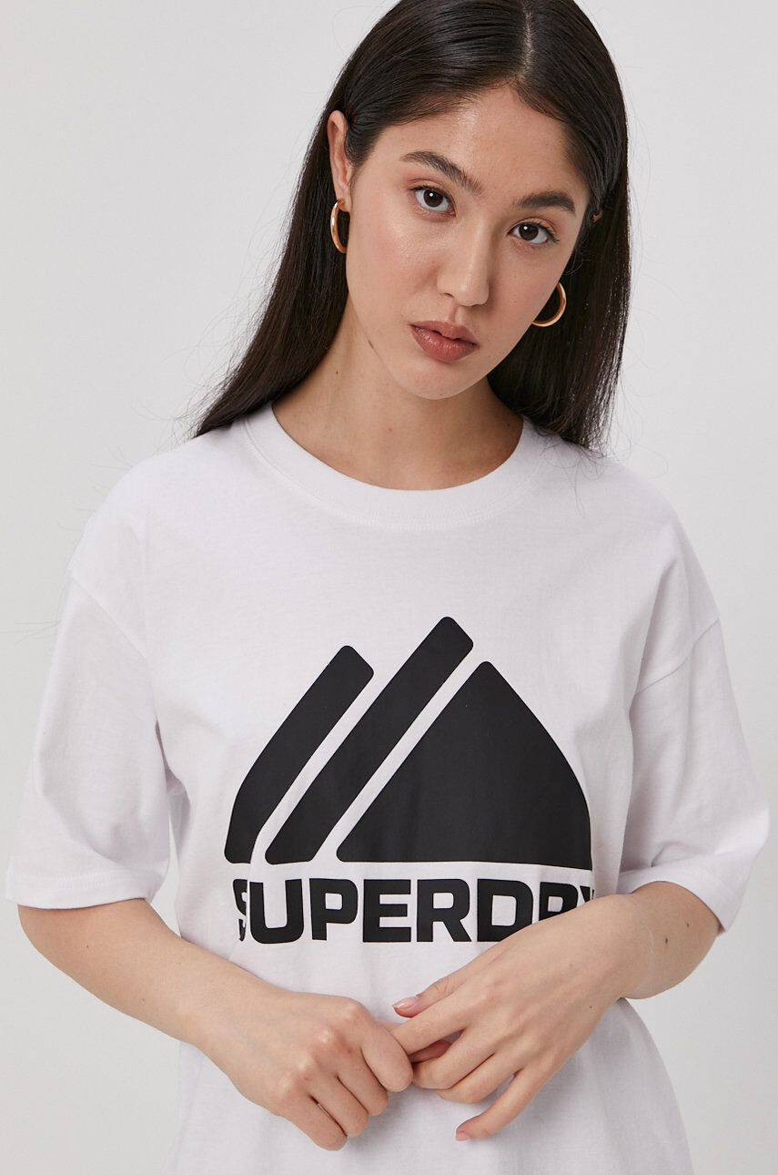 Superdry Памучна тениска - Pepit.bg