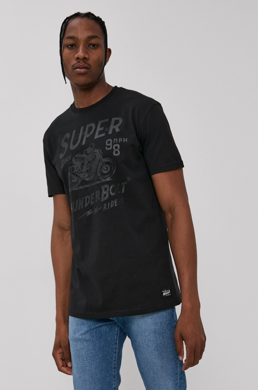 Superdry Памучна тениска - Pepit.bg