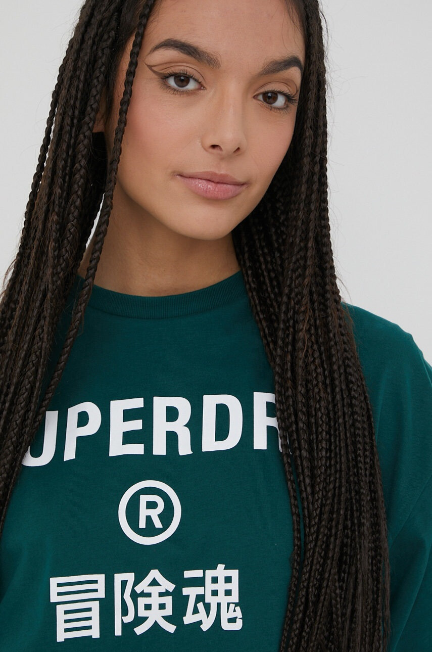 Superdry Памучна тениска - Pepit.bg