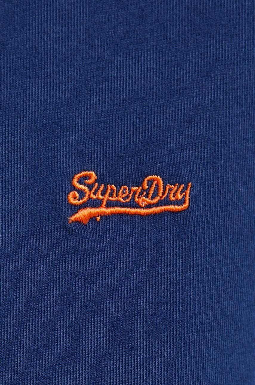 Superdry Памучна тениска в тъмносиньо - Pepit.bg