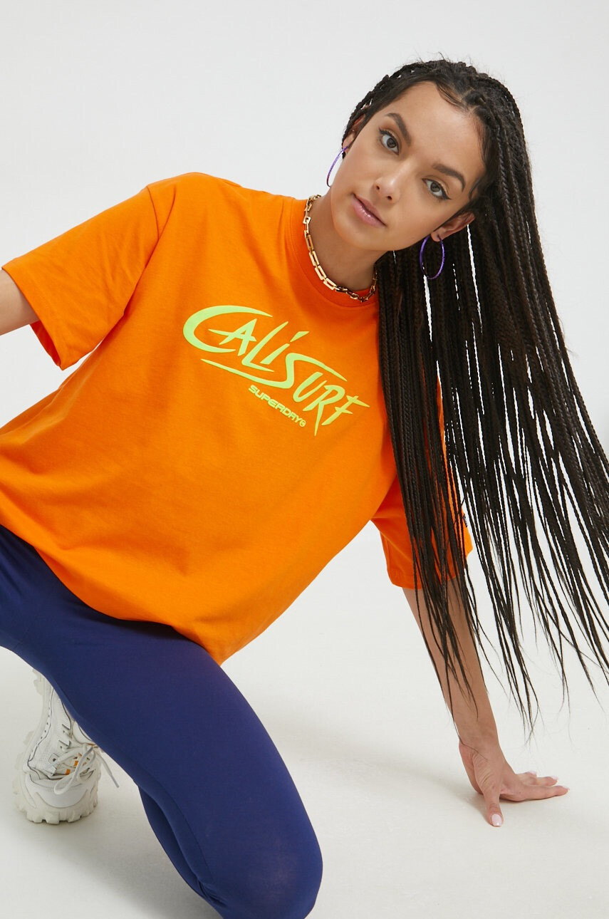 Superdry Памучна тениска - Pepit.bg