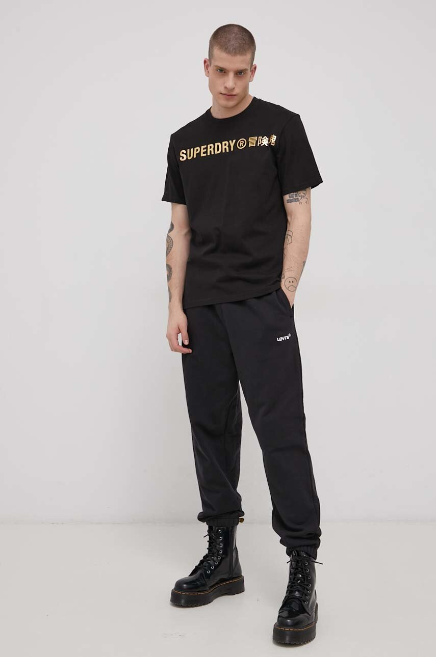 Superdry Памучна тениска - Pepit.bg