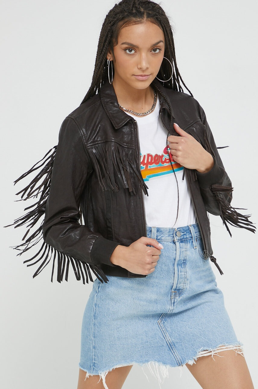 Superdry Памучна тениска - Pepit.bg