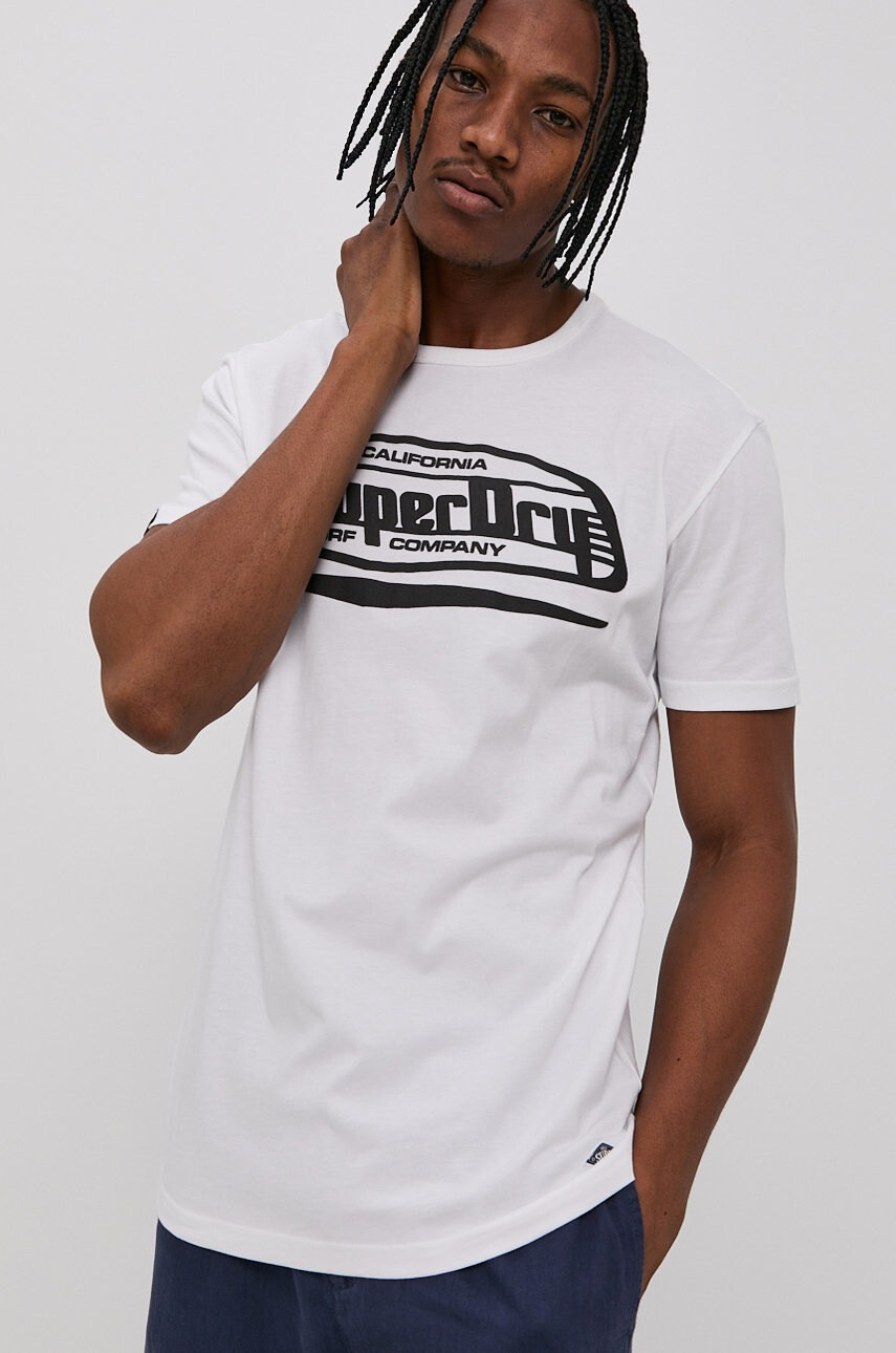 Superdry Памучна тениска - Pepit.bg