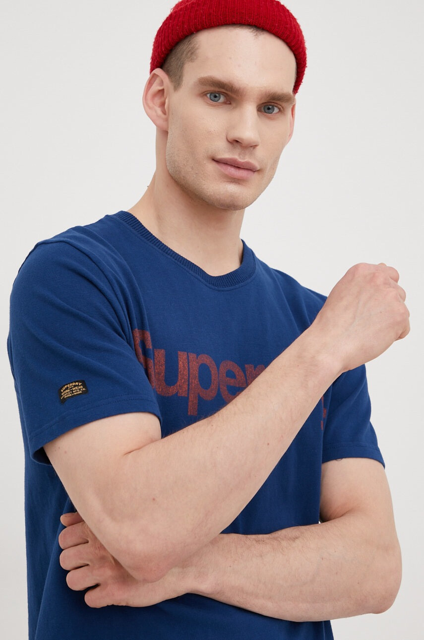 Superdry Памучна тениска - Pepit.bg