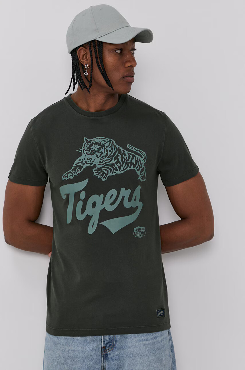 Superdry Памучна тениска - Pepit.bg