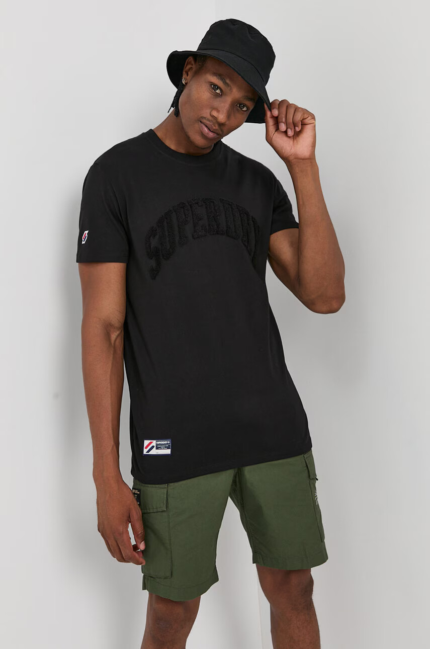 Superdry Памучна тениска - Pepit.bg
