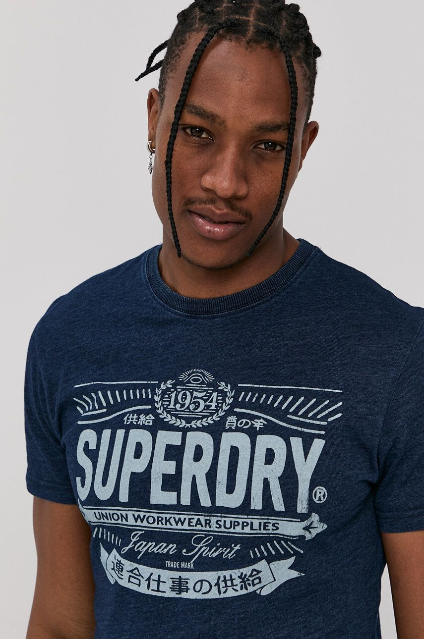 Superdry Памучна тениска - Pepit.bg