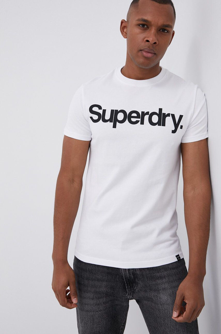 Superdry Памучна тениска - Pepit.bg