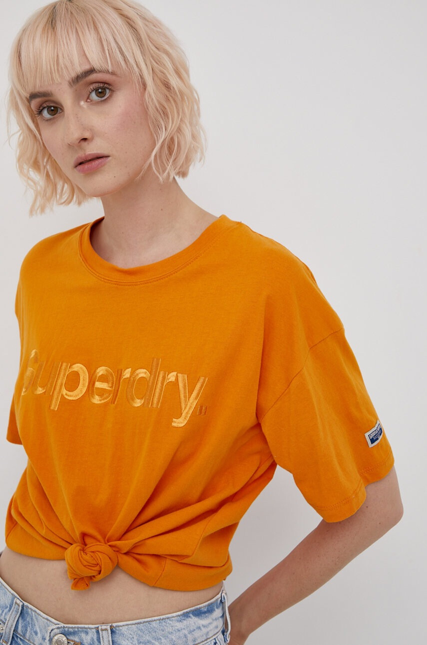 Superdry Памучна тениска - Pepit.bg