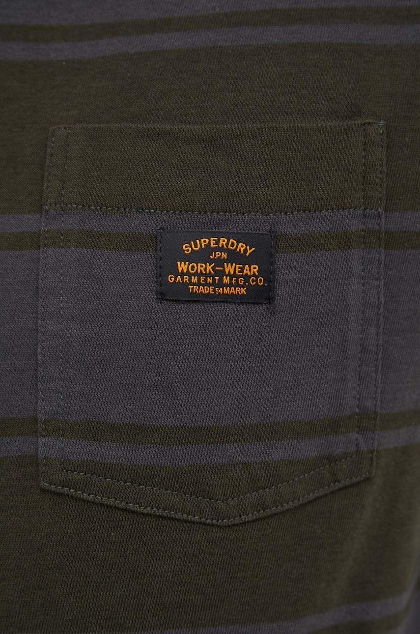 Superdry Памучна тениска в черно - Pepit.bg