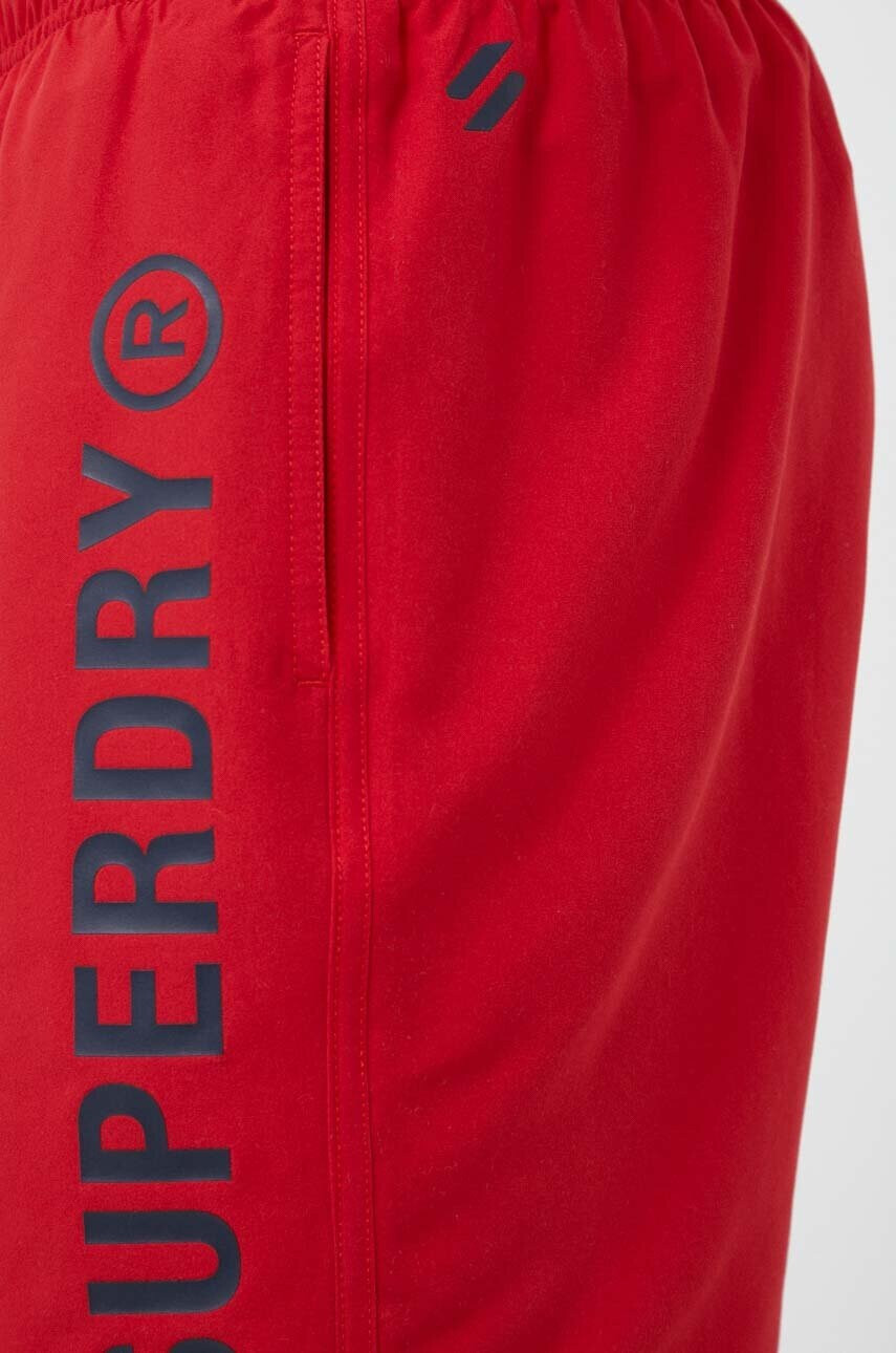 Superdry Плувни шорти в червено - Pepit.bg