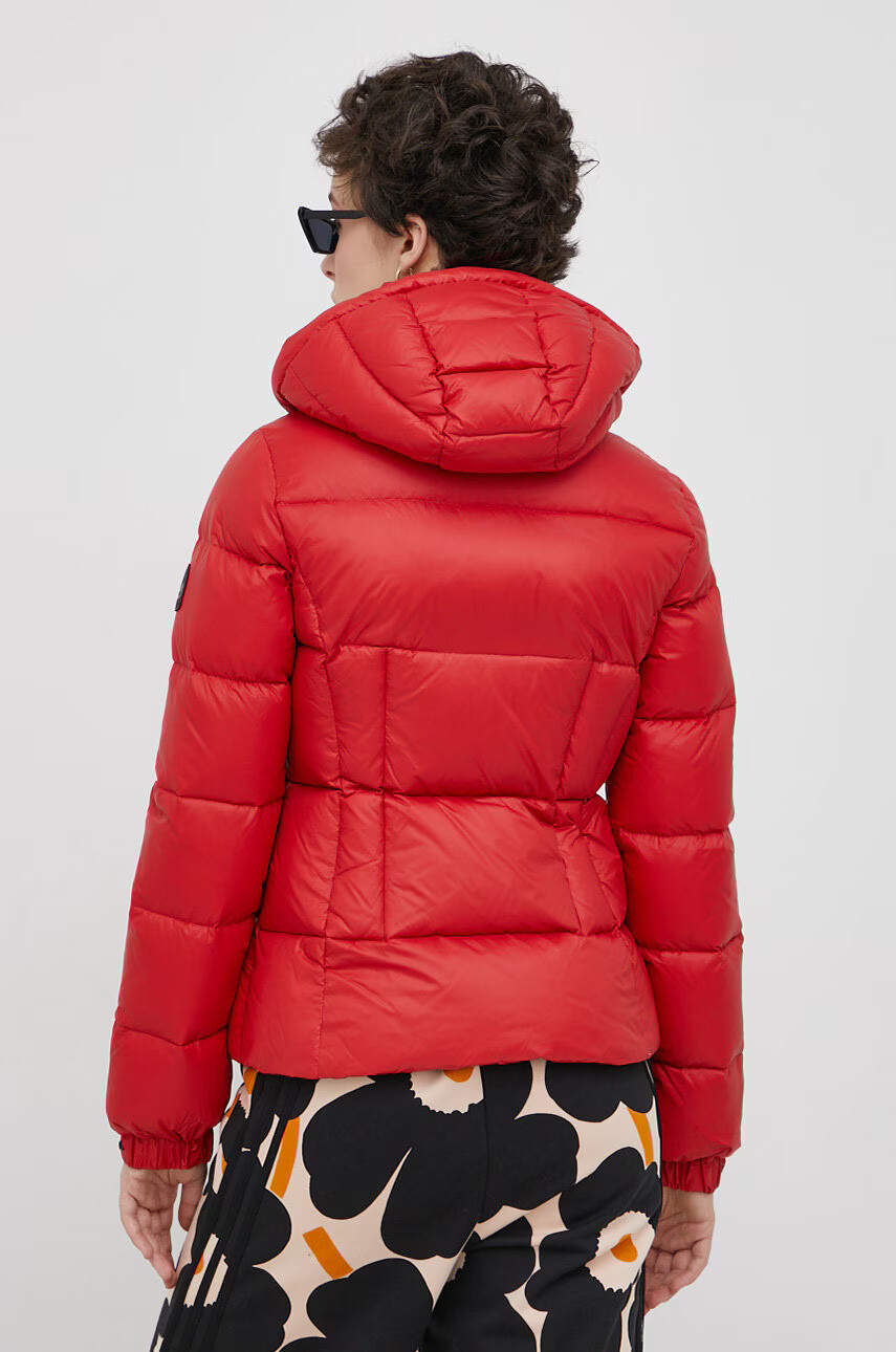 Superdry Пухено яке в червено със зимна изолация - Pepit.bg