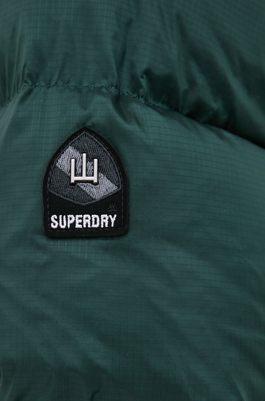 Superdry Пухено яке в зелено със зимна изолация - Pepit.bg