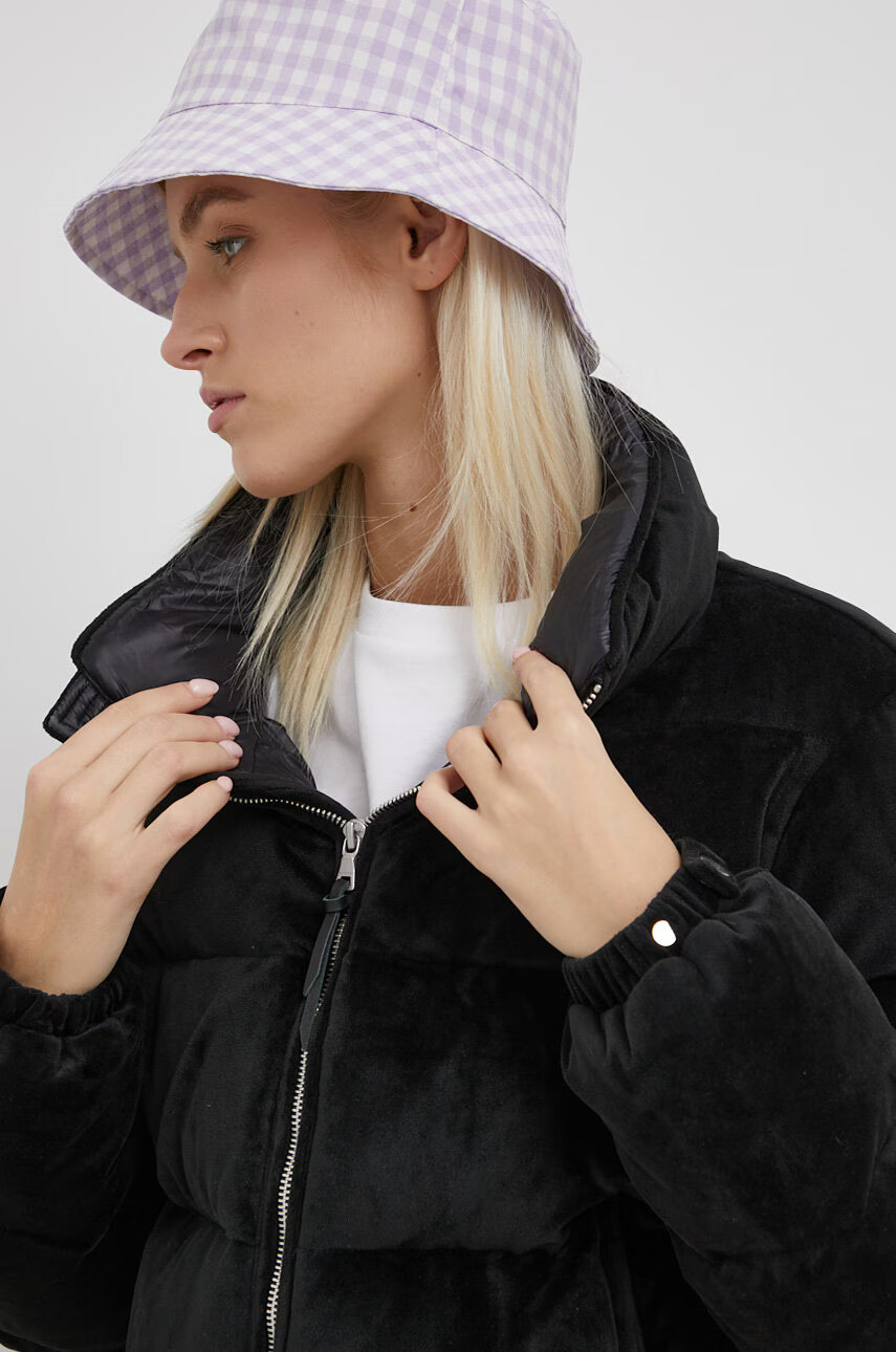 Superdry Пухено яке дамско в черно със зимна изолация - Pepit.bg