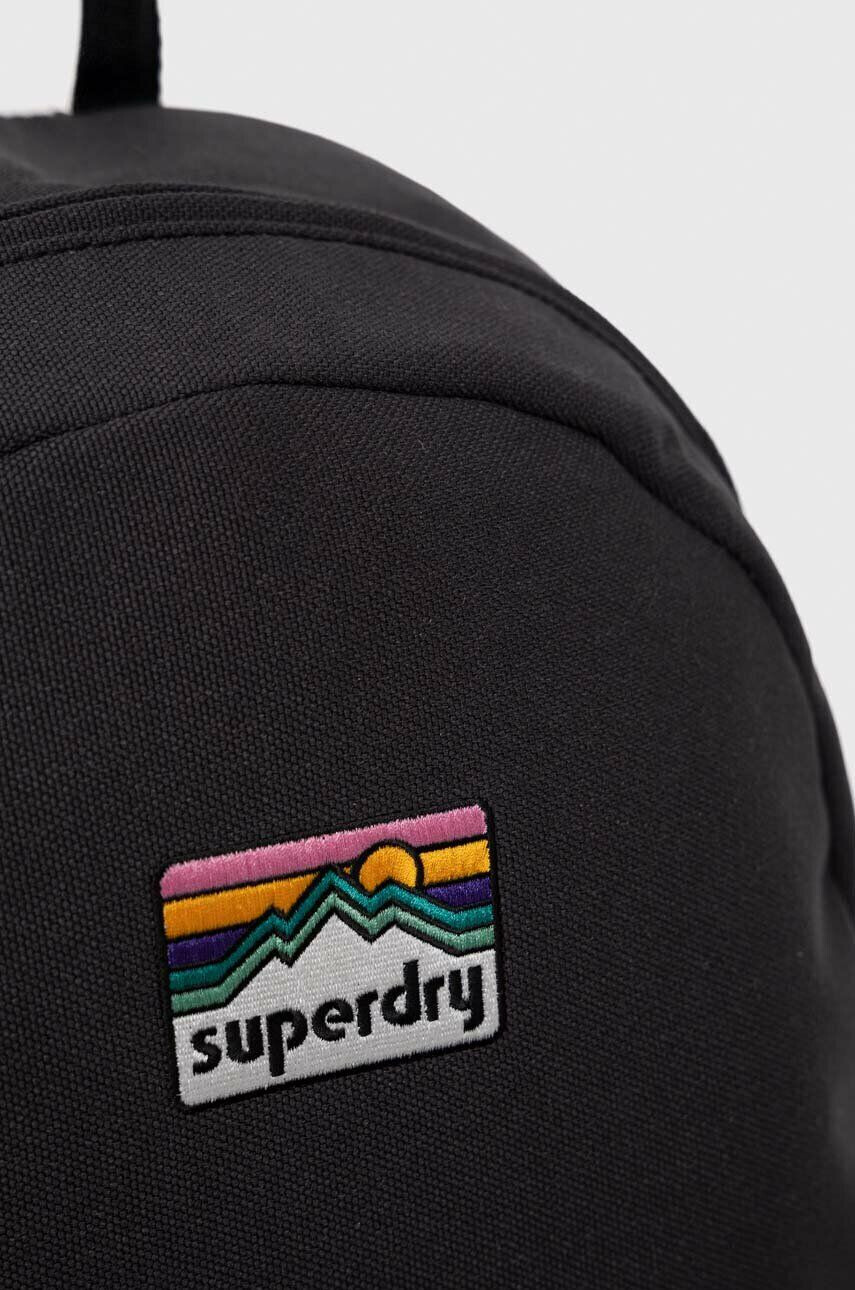 Superdry Раница в сиво голям размер с апликация - Pepit.bg