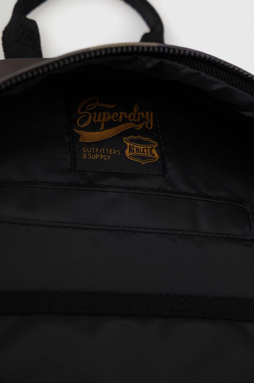 Superdry Раница в зелено голям размер с десен - Pepit.bg