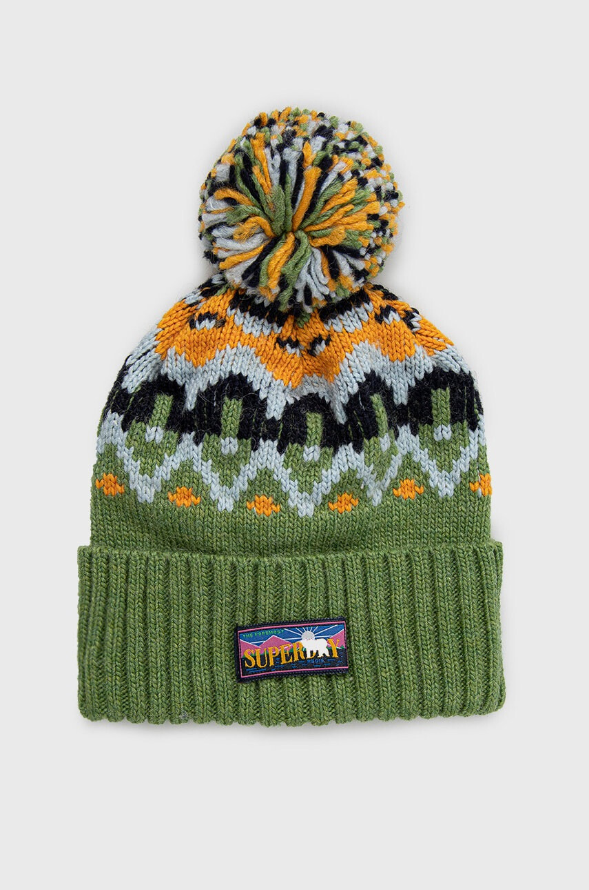 Superdry Шапка с вълна - Pepit.bg