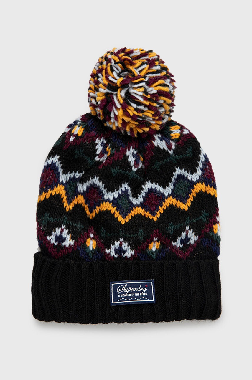 Superdry Шапка с вълна - Pepit.bg