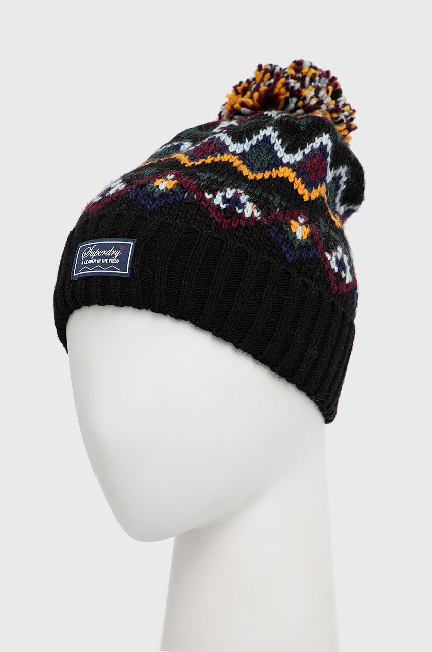Superdry Шапка с вълна - Pepit.bg