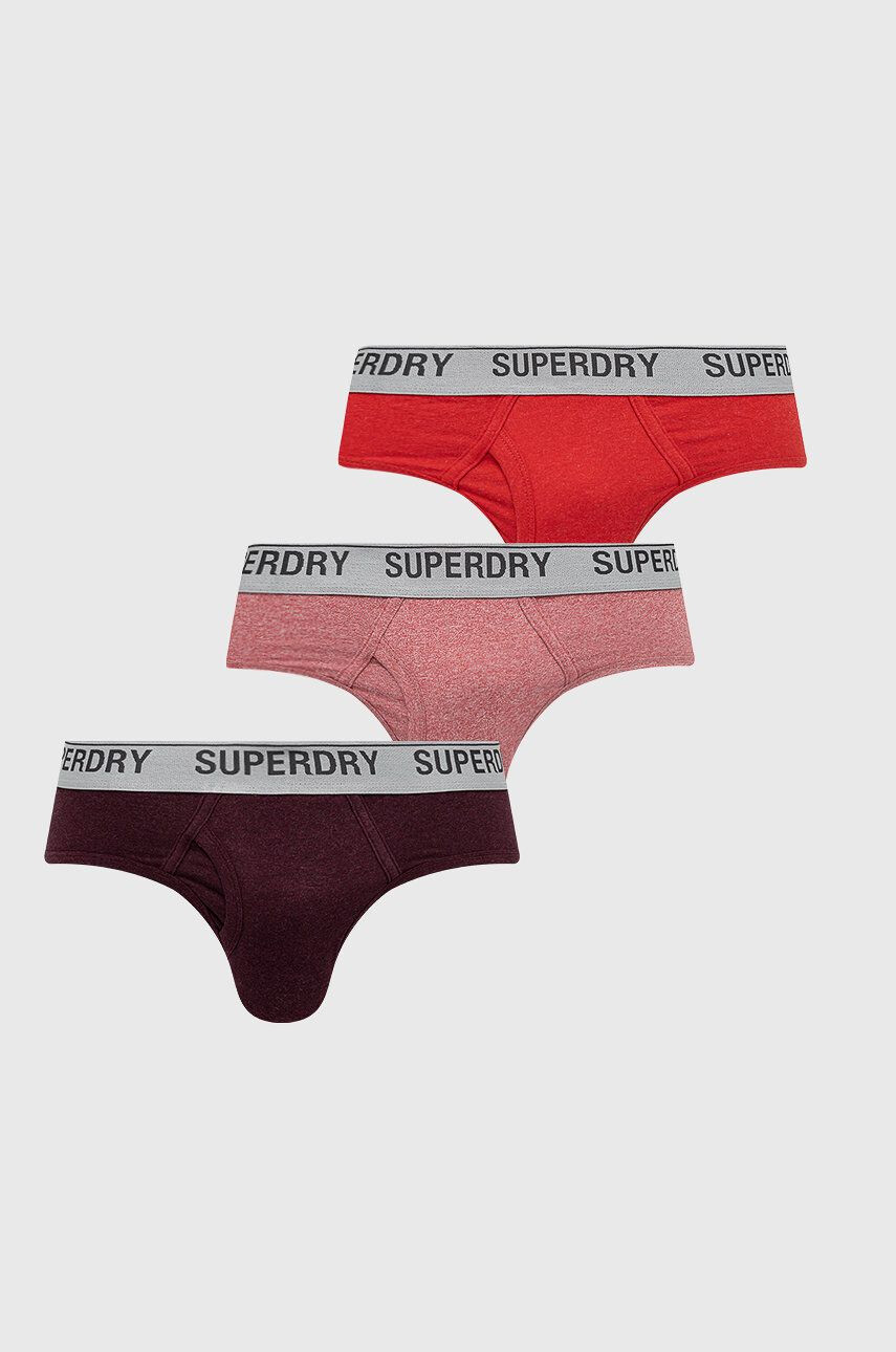 Superdry Слипове в бордо - Pepit.bg