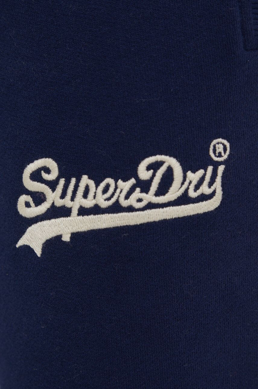 Superdry Спортен панталон в тъмносиньо с апликация - Pepit.bg