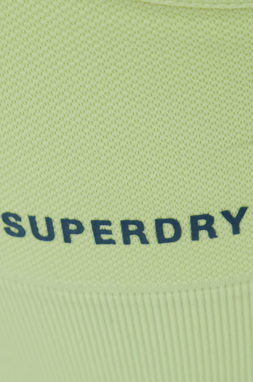 Superdry Спортен сутиен в зелено с изчистен дизайн - Pepit.bg