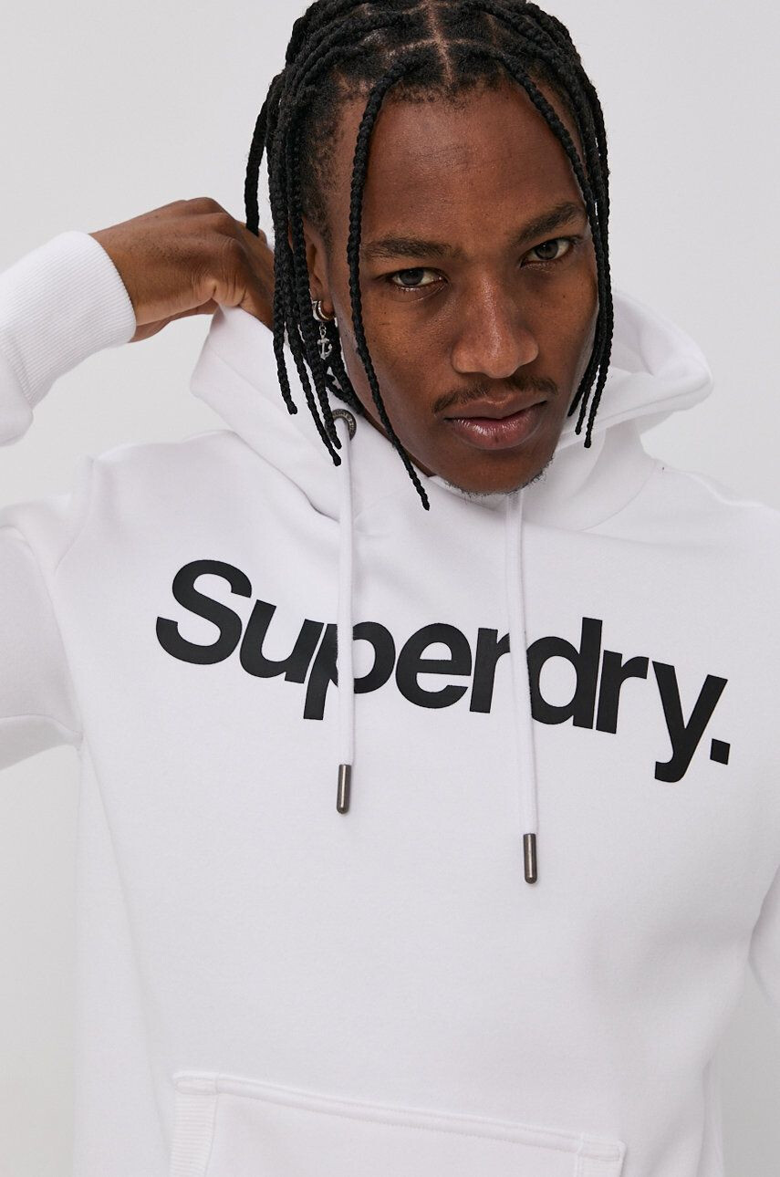 Superdry Суичър дамски в тъмносиньо с принт - Pepit.bg