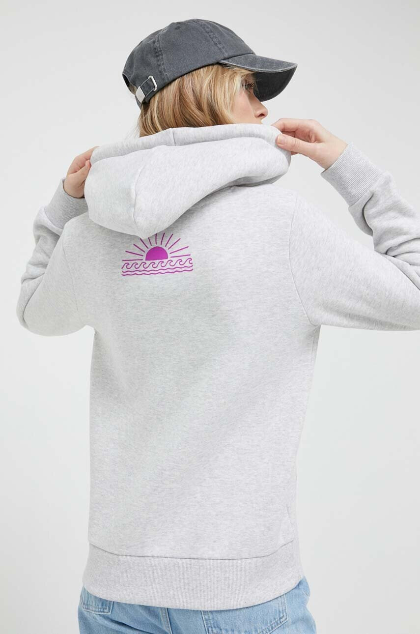Superdry Суичър в сиво с качулка с принт - Pepit.bg