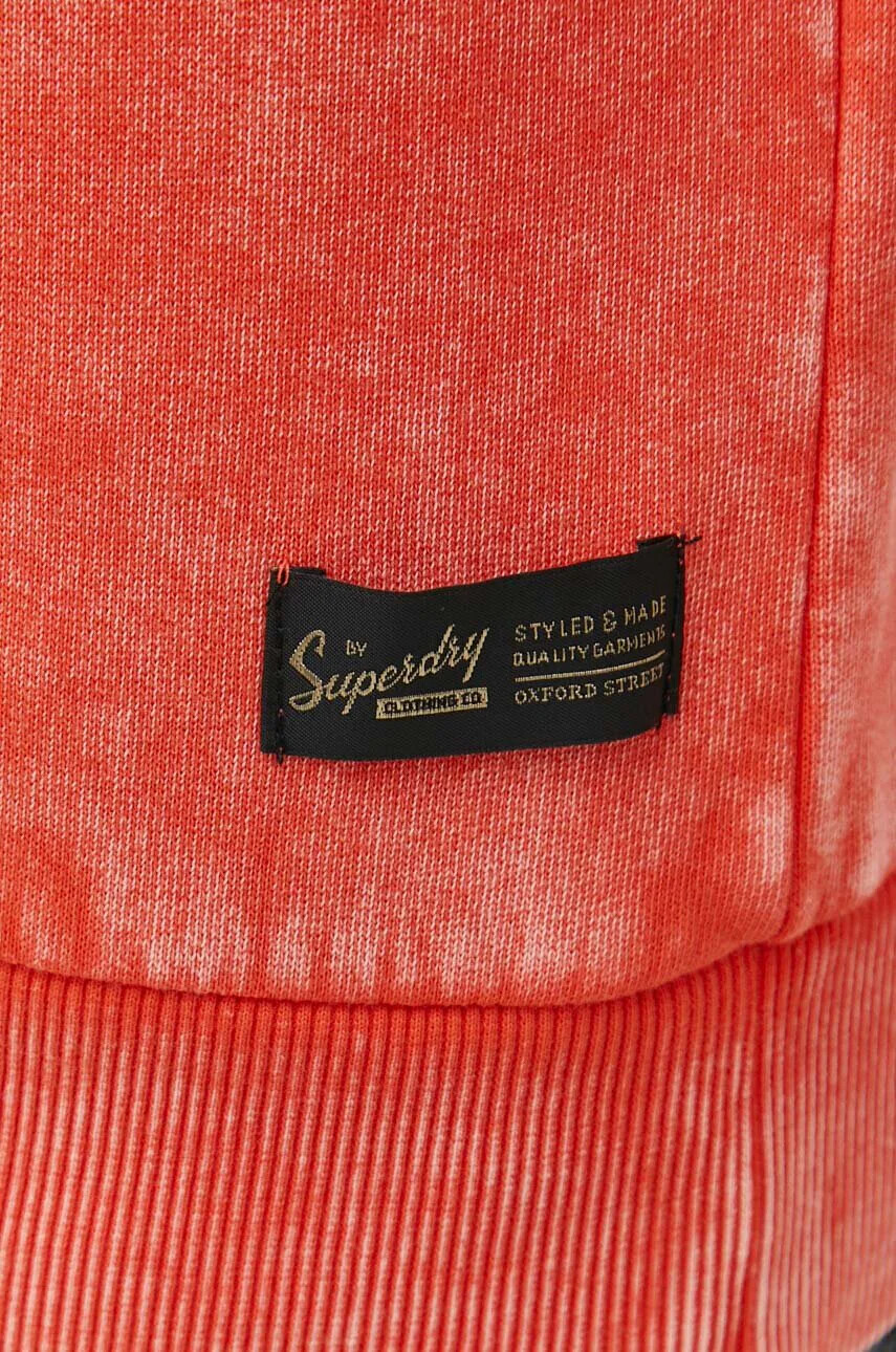 Superdry Суичър в оранжево с принт - Pepit.bg