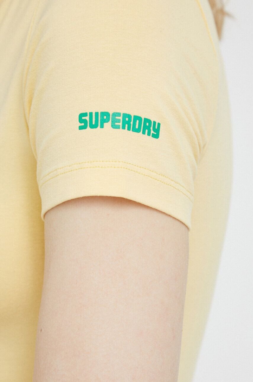 Superdry Тениска в жълто - Pepit.bg