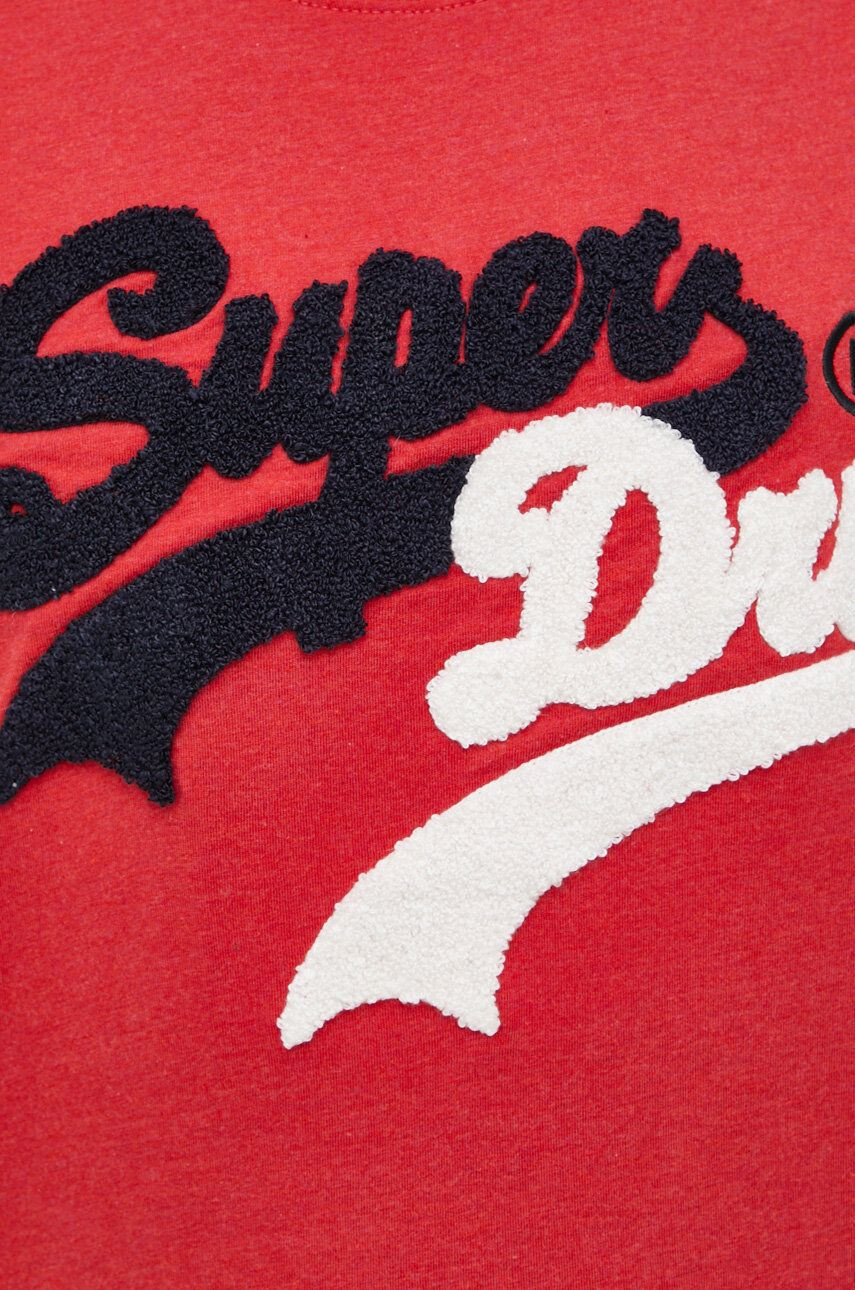 Superdry Тениска дамска в червено - Pepit.bg