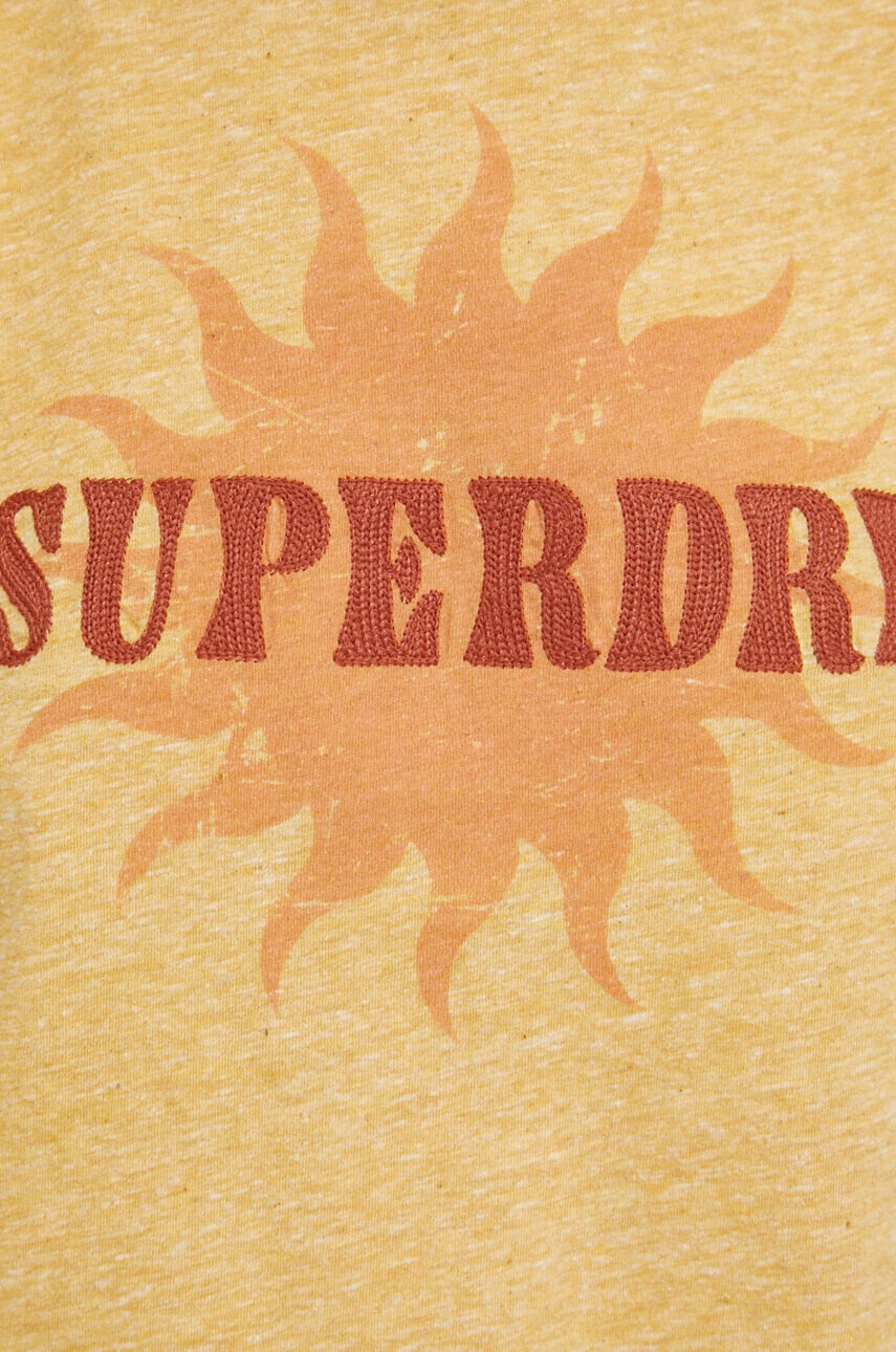 Superdry Тениска в жълто - Pepit.bg