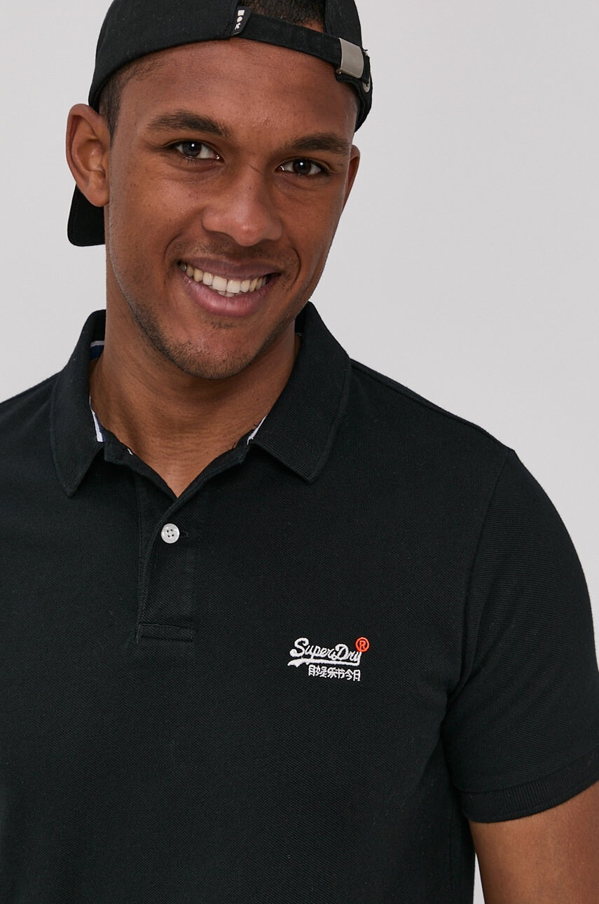 Superdry Тениска с яка - Pepit.bg