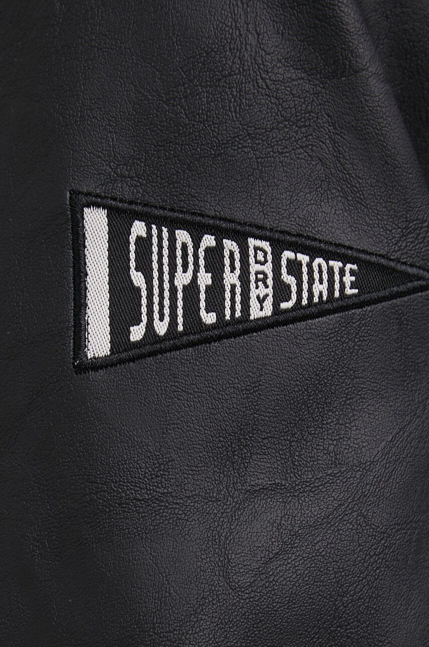 Superdry Вълнено яке в черно с преходна изолация - Pepit.bg